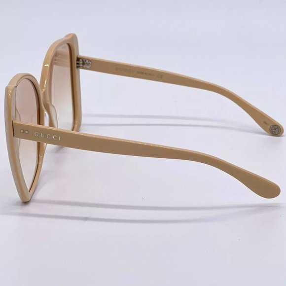 Sale! New Gucci Women\'s 62mm Beige Sunglasses! main image 7